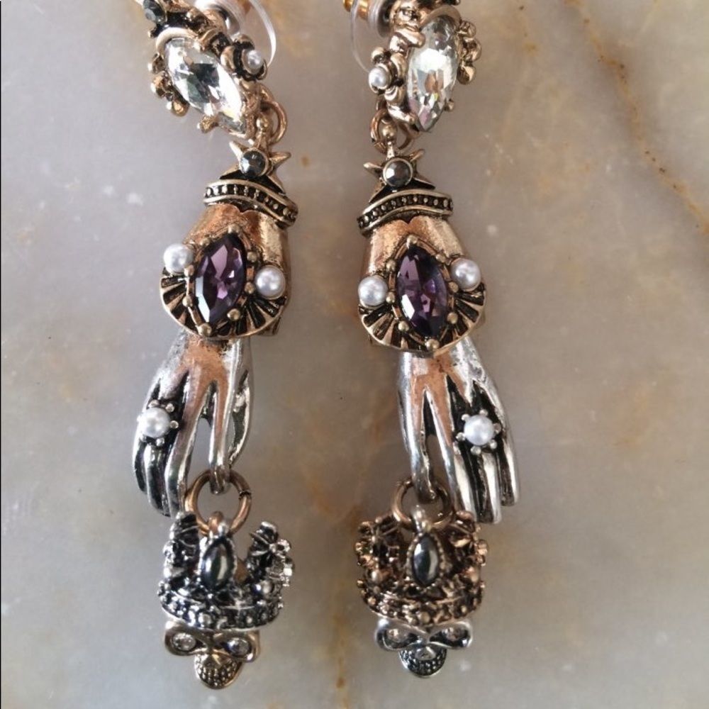 ✨Hand earrings 🖐🏻✨💀💎 - Picture 7 of 7